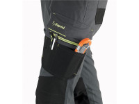 Kapriol pantalone DYNAMIC TILER SIVO/CRNE