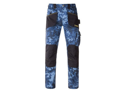 Kapriol pantalone Slick Camo plave